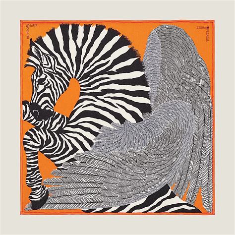 hermes zebra pegasus scarf|Zebra Pegasus giant triangle .